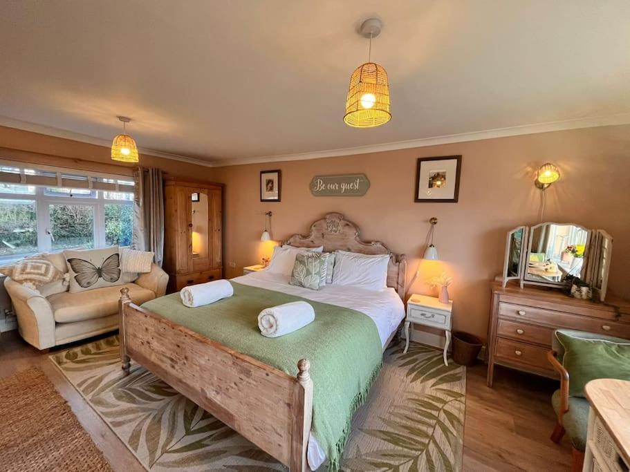 Blue Anchor House - Seaview, Hot Tub Apartments Exterior foto